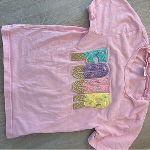 4T pink Four birthday T-Shirt